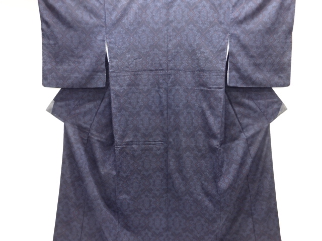 JAPANESE KIMONO / HON SHIOZAWA / WOVEN GEOMETRIC